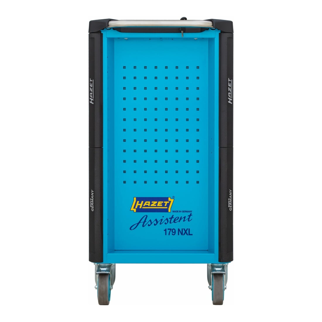 HAZET Carrello per officina Assistent 179NXL-8/321 cassetti piatti: 7x77x696x398mm, cassetti alti: 1x162x696x398mm
