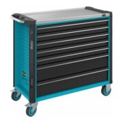HAZET Carrello per officina Assistent 179NXXL -7 cassetti piatti: 5x77x870x398mm, cassetti alti: 2x162x870x398mm-1