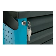 HAZET Carrello per officina Assistent con assortimento 177-7/217 cassetti piatti: 6x80x527x348mm cassetti alti: 1x165x527x348mm, 217pz.-5