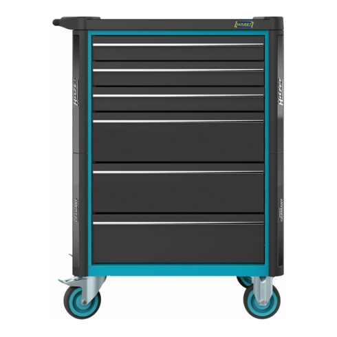 HAZET Carrello portautensili Assistente 179N-6, Cassetti, bassi: 3 x 81 x 522 x 398mm, Cassetti, alti: 3 x 166 x 522 x 398mm
