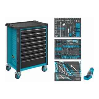 HAZET Carrello portautensili Assistente 179N-8/228, Cassetti, bassi: 7 x 81 x 522 x 398mm, Cassetti, alti: 1 x 166 x 522 x 398mm28