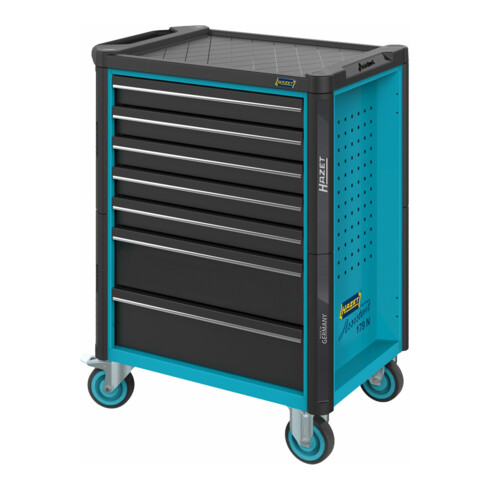 HAZET Carrello portautensili Assistente 179N-8/228, Cassetti, bassi: 7 x 81 x 522 x 398mm, Cassetti, alti: 1 x 166 x 522 x 398mm28