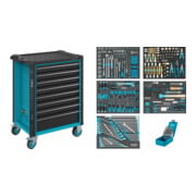 HAZET Carrello portautensili Assistente 179N-8/314, Cassetti, bassi: 7 x 81 x 522 x 398mm, Cassetti, alti: 1 x 166 x 522 x 398mm14-1
