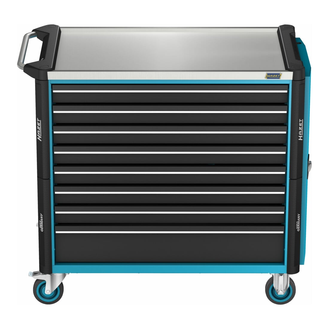 HAZET Carrello portautensili Assistente 179NXXL-8D/3, Cassetti, bassi: 7 x 81 x 870 x 522mm, Cassetti, alti: 1 x 166 x 870 x 522mm