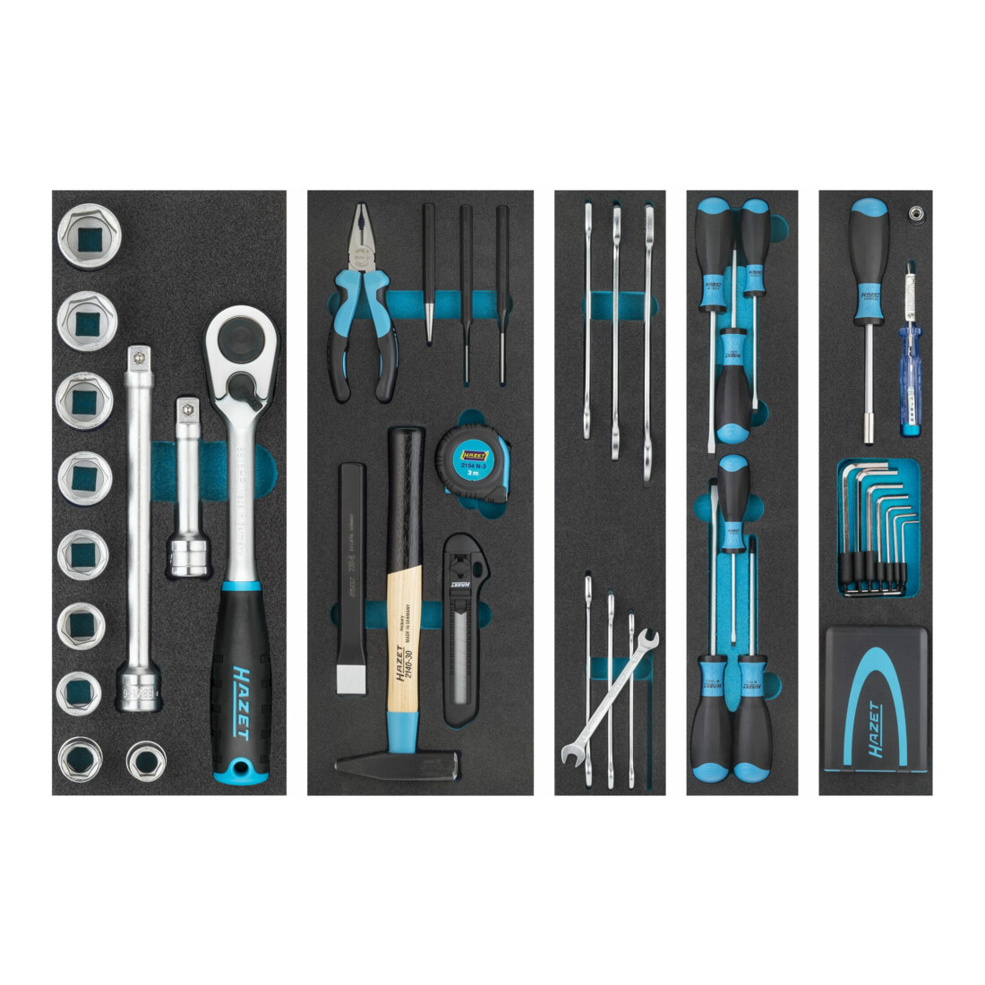 HAZET Cassetta utensili in metallo con assortimento 190/79, 79pz.