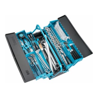 HAZET Cassetta utensili in metallo con assortimento 190/80, 80pz.