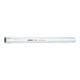 HAZET Chiave a bussola tubo 4685-4, Attacco quadro, cavo, 12,5mm (1/2"), Profilo esagonale esterno, 24mm