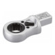HAZET Chiave ad anello ad innesto a cricchetto 6606D-19, Attacco quadro ad innesto 14x18mm, Profilo a doppio esagono esterno, 19mm-1
