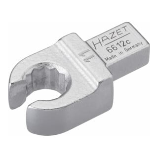 HAZET Chiave ad anello ad innesto, aperta 9x12 mm