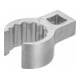 HAZET Chiave ad anello, doppio esagono, aperto 848Z-21, Attacco quadro, cavo, 10mm (3/8"), Profilo a doppio esagono esterno, 21mm, Attacco esagonale esterno 10 = 3/8" 10 =<sup>3</sup>⁄<sub>8</sub>″-1