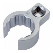 HAZET Chiave ad anello, doppio esagono, aperto 848Z-30, Attacco quadro, cavo, 12,5mm (1/2"), Profilo a doppio esagono esterno, 30mm, Attacco esagonale esterno 10 = 3/8" 12,5 =<sup>1</sup>⁄<sub>2</sub>″-1