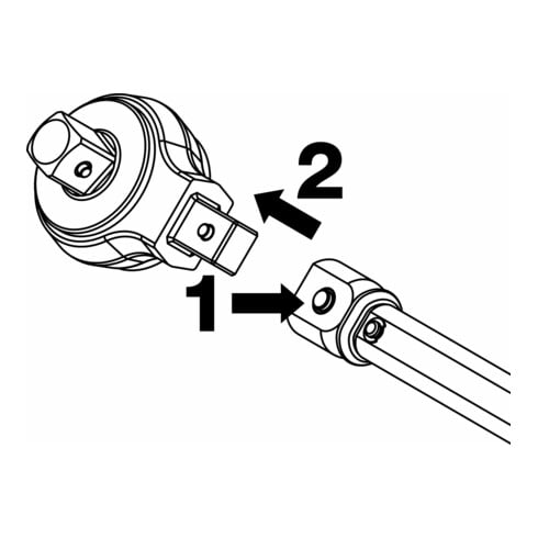 HAZET Chiave ad anello TORX® ad innesto 6609C-E11, Attacco quadro ad innesto 9x12mm, Profilo esterno TORX®, E11