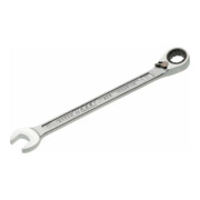 HAZET Chiave combinata a forchetta/ad anello con cricchetto 606-11, Profilo trazione doppio esagono esterno, 11mm-1