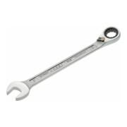 HAZET Chiave combinata a forchetta/ad anello con cricchetto 606-21, Profilo trazione doppio esagono esterno, 21mm-1