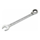 HAZET Chiave combinata a forchetta/ad anello con cricchetto 606-32, Profilo trazione doppio esagono esterno, 32mm-1