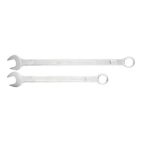 HAZET Chiave combinata a forchetta/ad anello, extra lunga, forma sottile 600LG-21, Profilo trazione doppio esagono esterno, 21mm