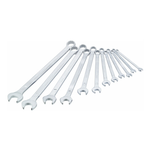 HAZET Chiave combinata, extra lunga, design slanciato 600LG/12, profilo a doppio esagono esterno Traction 10 - 32, 12pz.