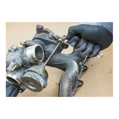 HAZET Chiave per turbocompressore, doppio esagono 615-S10X12, Profilo a doppio esagono esterno, 10x12mm