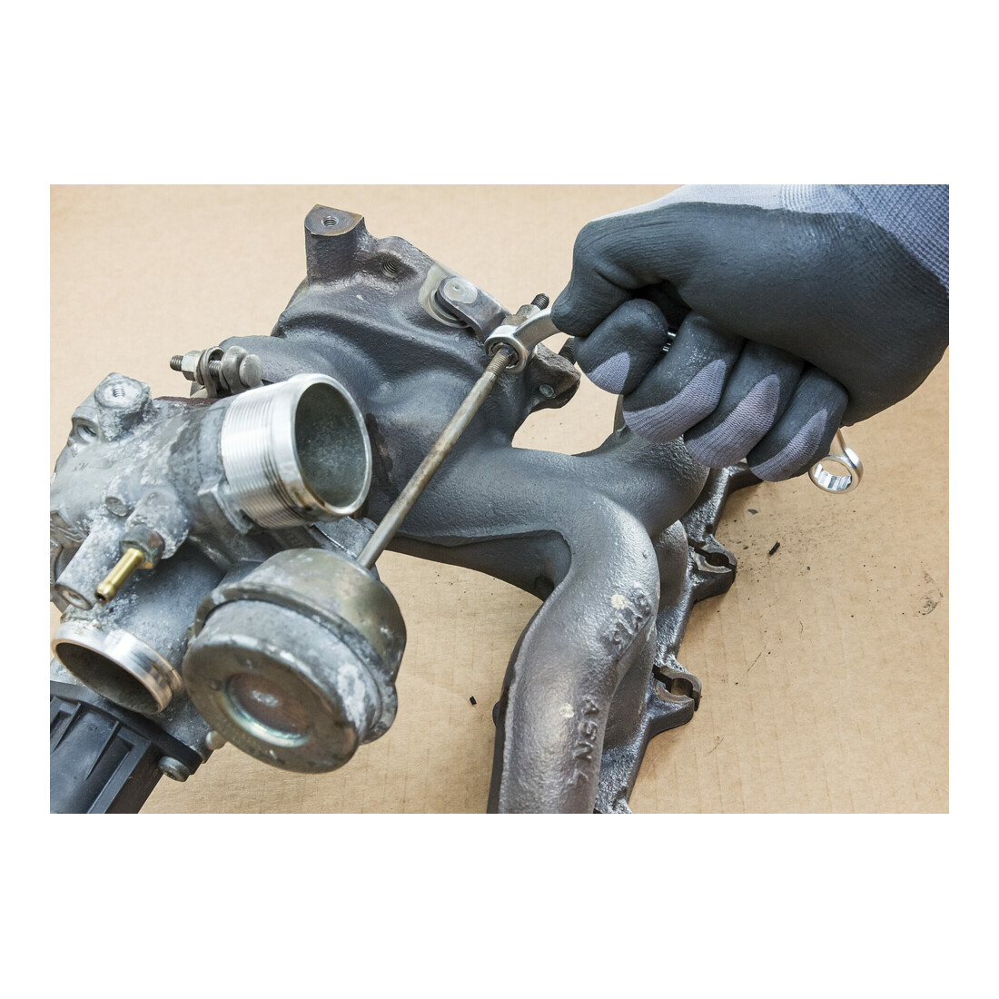 HAZET Chiave per turbocompressore, doppio esagono 615-S10X12, Profilo a doppio esagono esterno, 10x12mm