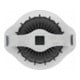 HAZET Chiavi per filtro olio 2169-12, Attacco quadro, cavo, 12,5mm (1/2"), Profilo scanalato, 107mm-4