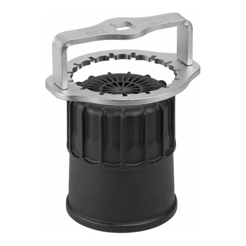 HAZET Chiavi per filtro olio 2169-12, Attacco quadro, cavo, 12,5mm (1/2"), Profilo scanalato, 107mm