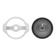 HAZET Chiavi per filtro olio 2169-13, Attacco quadro, cavo, 12,5mm (1/2"), Profilo attacco esterno a 14 lati, 107mm-5
