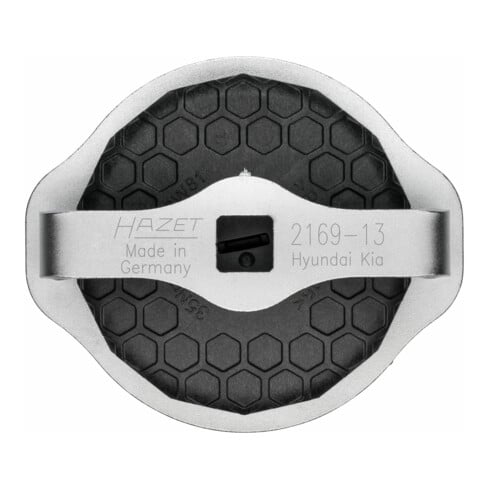 HAZET Chiavi per filtro olio 2169-13, Attacco quadro, cavo, 12,5mm (1/2"), Profilo attacco esterno a 14 lati, 107mm