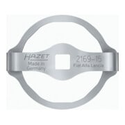 HAZET Chiavi per filtro olio 2169-15, Attacco quadro, cavo, 12,5mm (1/2"), Profilo attacco esterno a 8 lati, 105mm-2