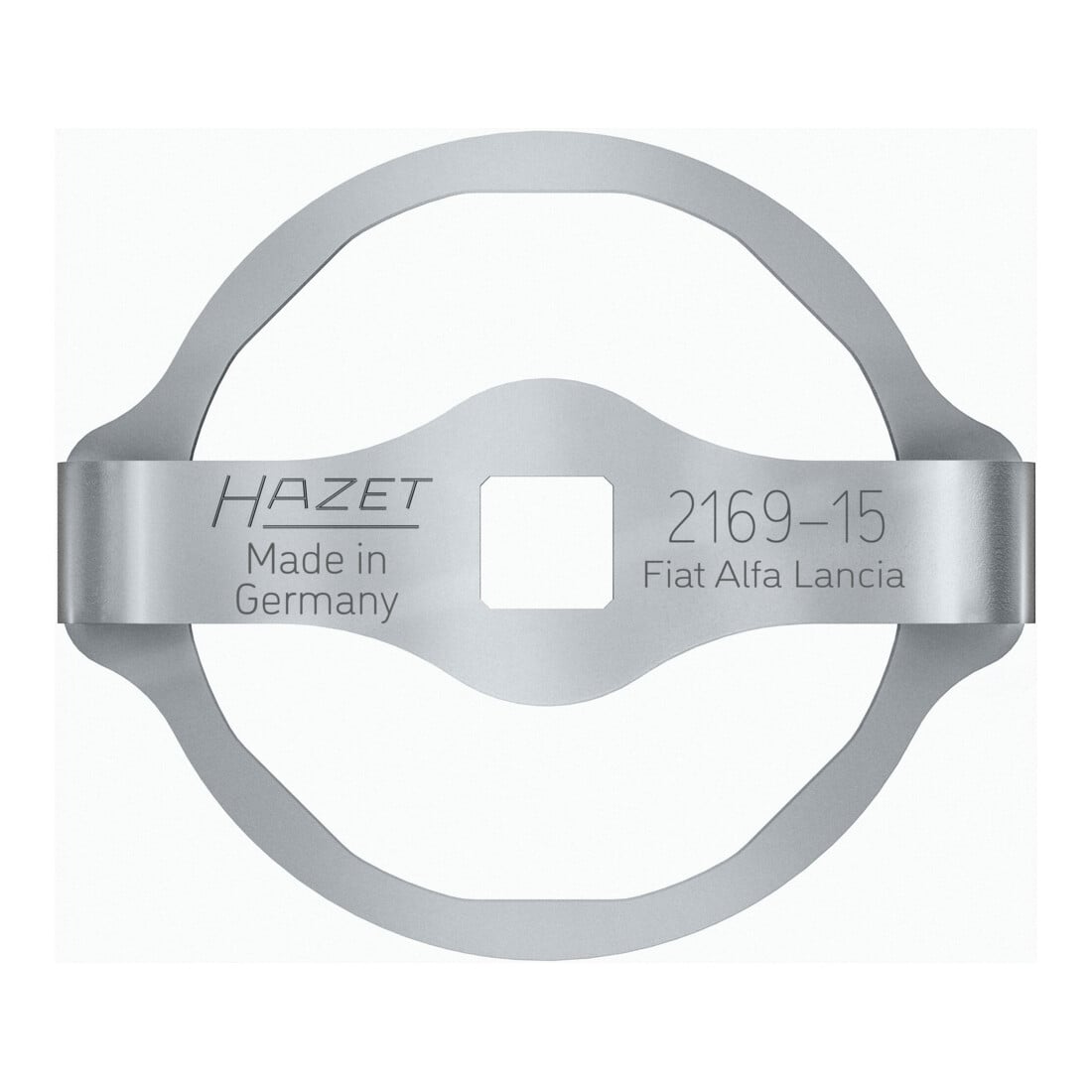 HAZET Chiavi per filtro olio 2169-15, Attacco quadro, cavo, 12,5mm (1/2"), Profilo attacco esterno a 8 lati, 105mm
