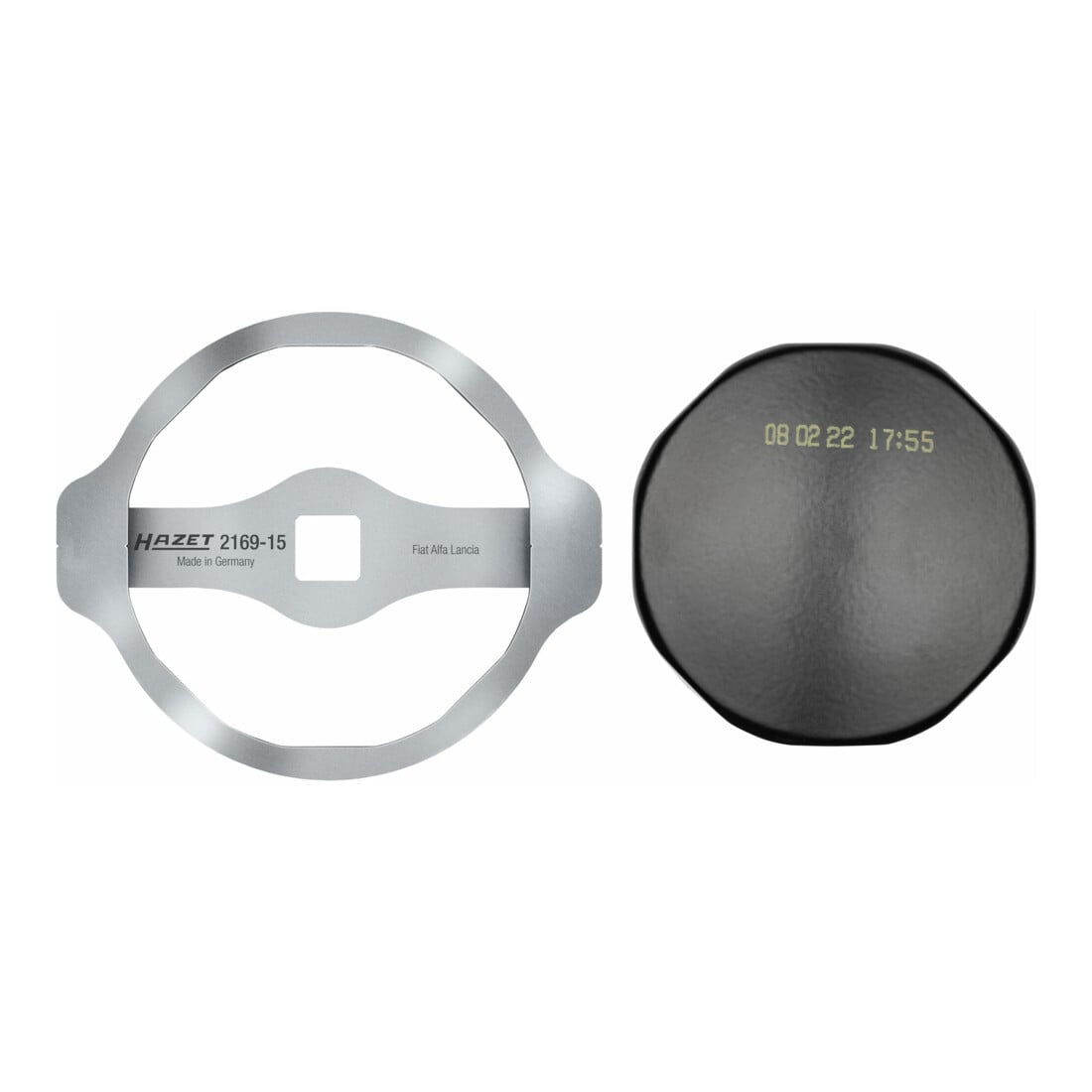 HAZET Chiavi per filtro olio 2169-15, Attacco quadro, cavo, 12,5mm (1/2"), Profilo attacco esterno a 8 lati, 105mm