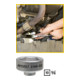 HAZET Chiavi per filtro olio 2169-32, Attacco quadro, cavo, 10mm (3/8"), Profilo esagonale esterno, 43mm-4