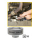 HAZET Chiavi per filtro olio 2169-36, Attacco quadro, cavo, 10mm (3/8"), Profilo esagonale esterno, 49.5mm-2