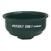 HAZET Chiavi per filtro olio 2169-7, Attacco quadro, cavo, 12,5mm (1/2"), Profilo attacco esterno a 14 lati, 76mm