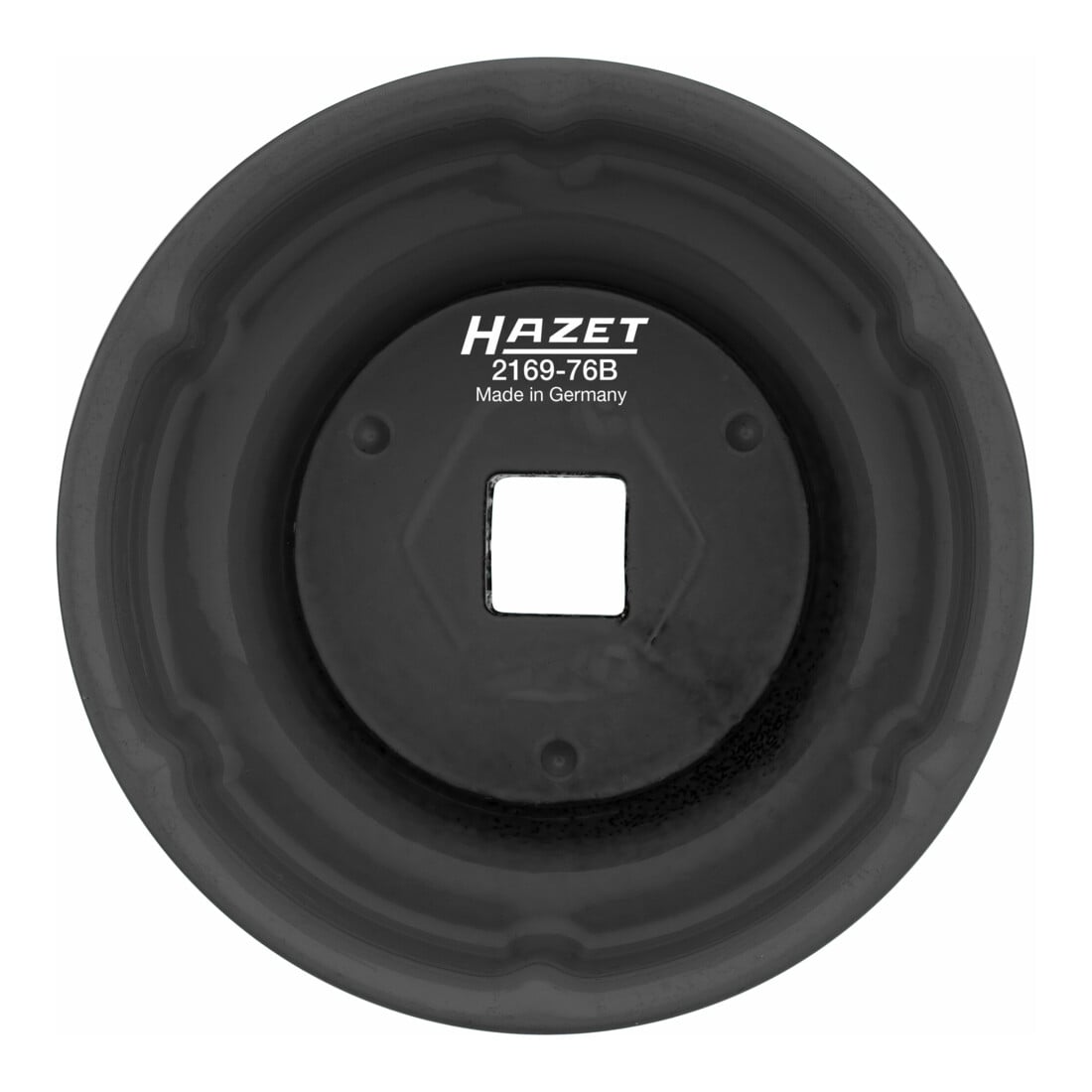 HAZET Chiavi per filtro olio 2169-76B, Attacco quadro, cavo, 12,5mm (1/2"), Profilo scanalato, 85mm