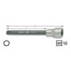 HAZET Cilinderkop-dopsleutelbit 2751 ∙ Vierkant hol 12,5 mm (1/2 inch) ∙ Binnenveeltandprofiel XZN ∙ M10-3