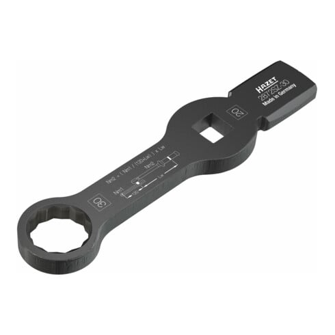 HAZET Clé à oeil à frapper, six pans double, avec 2 surfaces de frappe 2872SZ-30