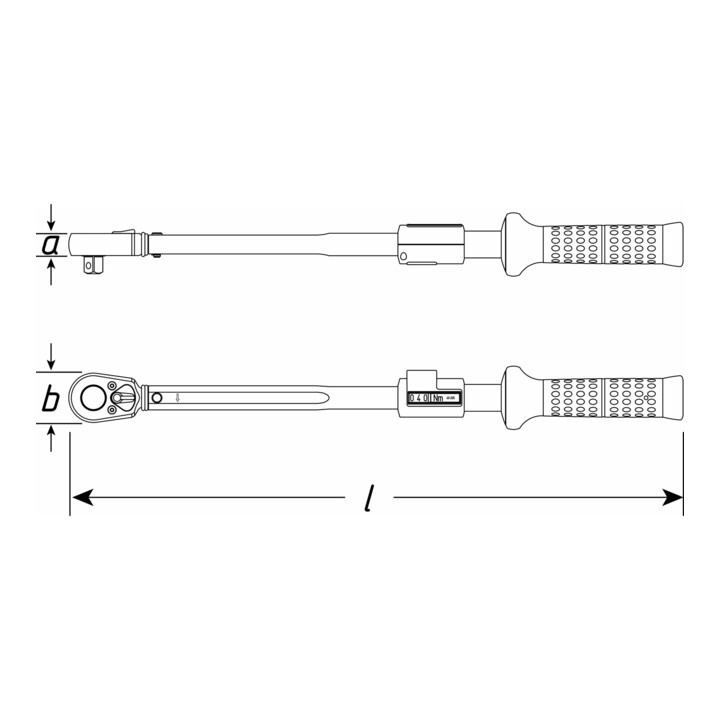 HAZET Clé dynamométrique 5123-2CLT 60 – 320 Nm
