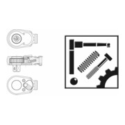 HAZET Cliquet, complet 5121-2-01-1