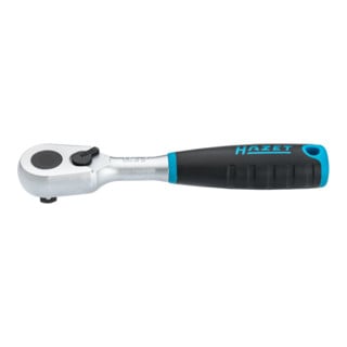 HAZET Cricchetto reversibile a dentatura fine HiPer 863HP quadro pieno 6,3mm, 1/4"