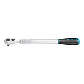 HAZET Cricchetto reversibile a dentatura fine HiPer estraibile 916HPLG quadrato pieno 12,5mm, 1/2", 614mm