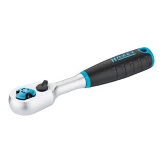 HAZET Cricchetto reversibile a dentatura fine HiPer per bit, a dentatura fine, esagono cavo 6,3, 1/4", 863HPB