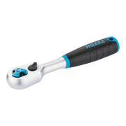 HAZET Cricchetto reversibile a dentatura fine HiPer per bit, a dentatura fine, esagono cavo 6,3, 1/4", 863HPB
