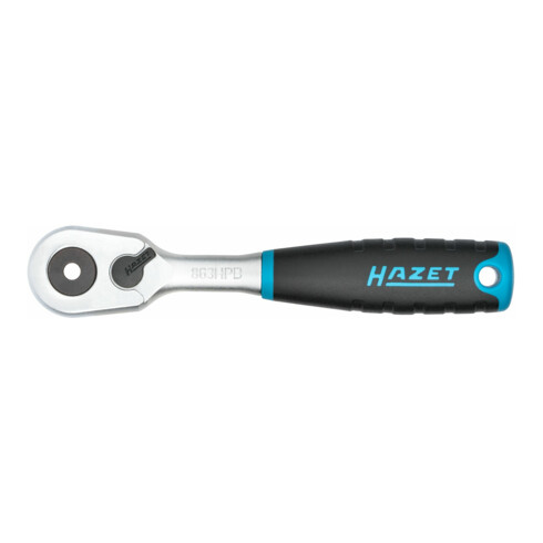HAZET Cricchetto reversibile a dentatura fine HiPer per bit, a dentatura fine, esagono cavo 6,3, 1/4", 863HPB