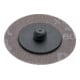 HAZET Cuscinetti abrasivi, ⌀ 50 mm, grana 80 9033-11-S080-3