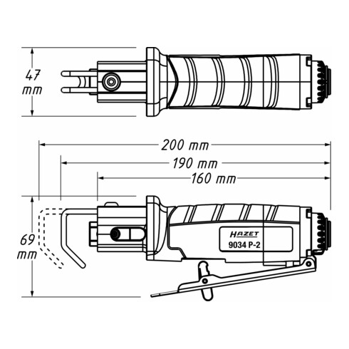 HAZET decoupeerzaag 9034P-2