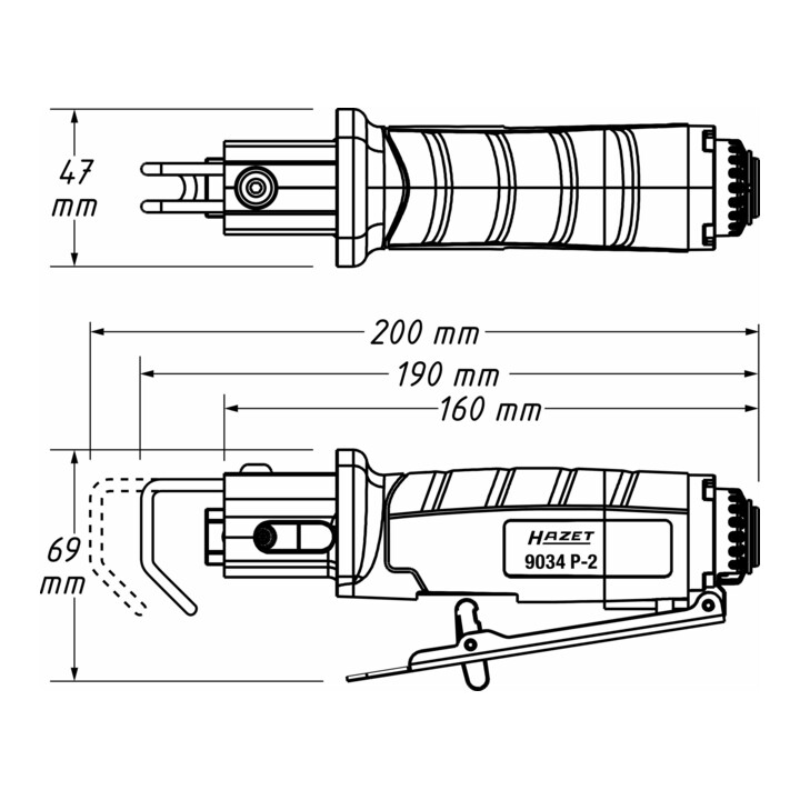 HAZET decoupeerzaag 9034P-2