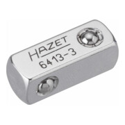 HAZET Doorsteekvierkant 6413-3 ∙ Vierkant massief 10 mm (3/8 inch) ∙ Vierkant massief 10 mm (3/8 inch)