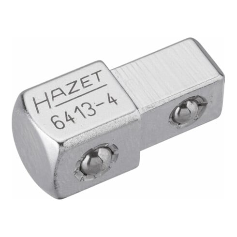 HAZET Doorsteekvierkant 6413-4 ∙ Vierkant massief 10 mm (3/8 inch) ∙ Vierkant massief 12,5 mm (1/2 inch)