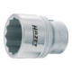 HAZET Doppel-6-Kant-Steckschlüssel-Einsatz 1000Z-22 s: 22 mm Vierkant hohl 20 mm (3/4")