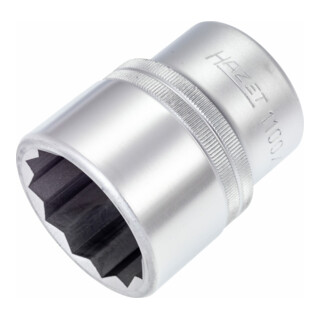 HAZET Doppel-6-Kant-Steckschlüssel-Einsatz 1100Z-41 s: 41 mm Vierkant hohl 25 mm (1")